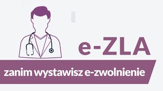 Zanim wystawisz ezwolnienie załóż profil na PUE eZLA [upl. by Logan257]