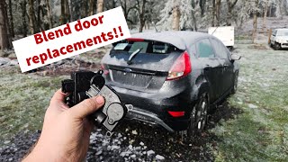 Ford Fiesta ST passenger and driver blend door actuator replacements No more clicking w defroster [upl. by Ilarin]