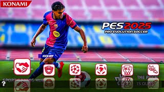 PES 2025 PPSSPP eFootball PES 2025 PPSSPP [upl. by Ahseikram]