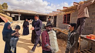 Village life style Tahmourts attempt to build a building peren466 [upl. by Diba]