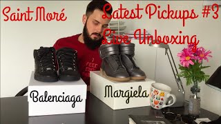 Latest Pickups 3 x Live Unboxing  Balenciaga Maison Martin Margiela 22MMM  Saint Moré [upl. by Ttirrej]