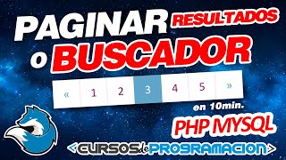 🔴Paginación con PHP y MYSQL [upl. by Ahsatin]