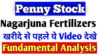 Nagarjuna Fertilizers and chemical share  Penny Stock  Fundamental Analysis of stock [upl. by Ettesoj]