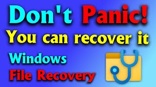 Recover permanently deleted files and folders with Windows File Recovery WINFR [upl. by Ninahs618]