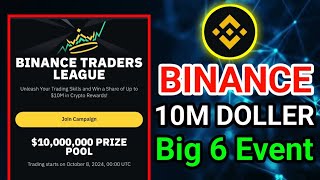 Today Binance New Event  All User 100 Doller Profit  Binance 6 Big Event  All User Payment [upl. by Poore]