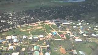 Flying into Ndola International Airport in Zambia [upl. by Aseel]