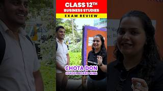 Class 12 Business Studies Exam Review 🔥🔥 Shorts Class12Commerce BoardExam [upl. by Riana]