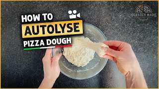 Autolyse Pizza Dough Recipe 24h 70 hydration [upl. by Normalie]