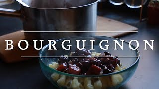 Bourguignon aux PVT  Bourguignon with TVP vegan [upl. by Angy]