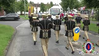 North Ballymena Protestant Boys FB  Cloughfern Young Conquerors FB Parade 170824 [upl. by Cristine]