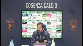 Cosenza vs Pisa conferenza Mr Caserta [upl. by Gough]