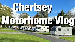 Chertsey Camping amp Caravan Club Motorhome Vlog CRAZY WEATHER [upl. by Muir]