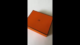 Unboxing the Hermès Verrou Clutch [upl. by Donelle]