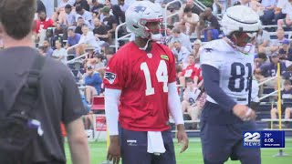 A look at New England Patriots training camp [upl. by Lebasile]