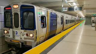 LIRR M9 Port Washington Branch Train Departing Grand Central [upl. by Derrej]