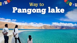 LEH LADAKH TRIP  Day 13  3 Idiots Movie wali Lake 😳  Way To Pangong Lake  Arunendra 7 vlogs [upl. by Allesiram]