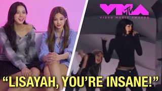 BLACKPINK Reacts To Rockstar MV LISA Performing At MTV VMA Rosé At Andam Fashion Show [upl. by Nnaaras50]