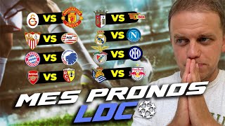 MES 8 PRONOSTICS LIGUE DES CHAMPIONS  ARSENAL  LENS  BENFICA  INTER  REAL  NAPLES [upl. by Eissoj]