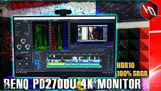 BEST 4K MONITOR FOR EDITORS BenQ PD2700U Review [upl. by Leanor860]