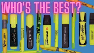 Ultimate HIGHLIGHTER review the best fluorescent yellow [upl. by Nate]