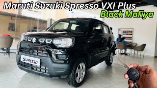 2024 Maruti Suzuki S Presso VXI Plus Full Detailed Review🔥Price amp Features😍Spresso Black Colour [upl. by Hannan]