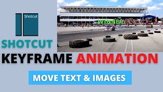 Keyframe animation in shotcut  move text and images shotcut  How to use Keyframe Hindi [upl. by Hacker]