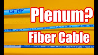 Why Plenum Fiber Optic Cable OFNP OFNR and LSZH Matter [upl. by Gerkman]