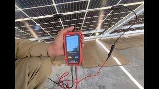 Testing of solar panels efficiency Canadian topcon JA Solar  Austro solar  all solar panels test [upl. by Ennovy]