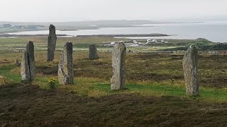 RING OF BRODGAR UNESCO World Heritage stone circle on Mainland Orkney Scotland 2672021 [upl. by Eidnyl141]