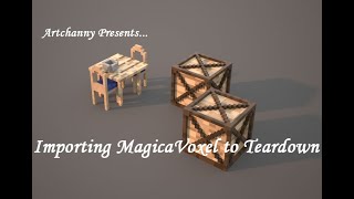 MagicaVoxel Tutorials Creating and Importing Props into Teardown [upl. by Ruphina172]