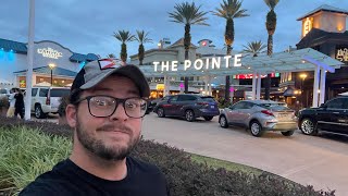 Exploring The Pointe Orlando  International Drive  Restaurants Shops amp Entertainment [upl. by Ijan936]