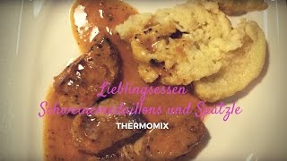 Thermomix® TM5 Rezept dass zum Lieblingsessen wird Schweinemedaillons und Spätzle [upl. by Odlaumor]