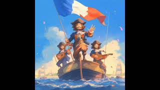 Le Navire de Bayonne  French sailor song  remix AI [upl. by Eixela]