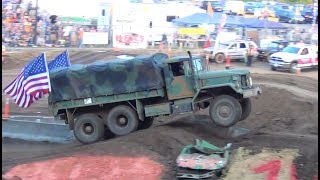 Tuff TruckUS Army M813 5 ton Clark County Fair 2018 [upl. by Yesrej]