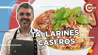 CÓMO PREPARAR TALLARINES CASEROS [upl. by Aelc]