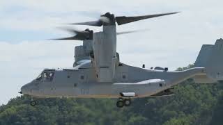 Video of US Marines Descending from MV22B Osprey at Ssang Yong 24 [upl. by Georgeanna]