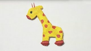 Fabriquer une girafe en pâte à sel [upl. by Ellsworth259]