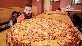 The Biggest Pizza Challenge Ive Ever Seen  Trip To Buffalo Pt2 [upl. by Borer]