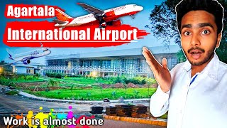 Agartala International Airport  Air India landing  Maharaja Bir Bikram Airport [upl. by Assilanna]