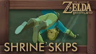 Zelda Breath of the Wild  Shrine Skip Compilation 3 Speedrun Tricks [upl. by Garreth305]