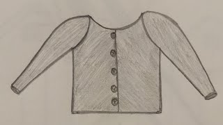 How To Draw Very Easy 👔Clothes Drawing Video Abhisoni Drawing Channel [upl. by Lymann801]