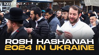 Jewish New Year Ukraine Sees Record Number of Hasidic Pilgrims Despite the War [upl. by Nangatrad]