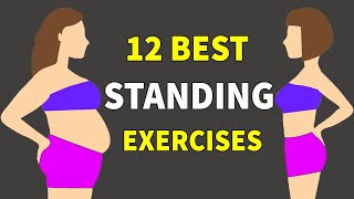 12 Best Standing Exercises to Lose Weight [upl. by Lindberg897]