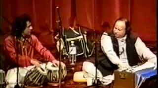 Ustad Tari Khan And Ustad Nusrat Fateh Ali Khan Live Washington DC [upl. by Atteloiv]