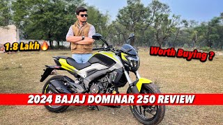 Bajaj Dominar 250 2024 Review  Most powerful 250cc bike in budget [upl. by Dinerman]