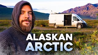 Van Camping in Arctic of Alaska The Dalton Highway [upl. by Eenttirb838]