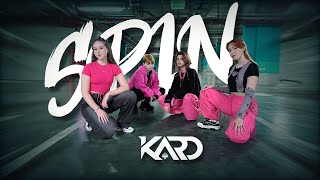 KPOP IN PUBLIC  ONE TAKE KARD 카드  SPIN  dance cover by IGB from Russia [upl. by Teufert735]