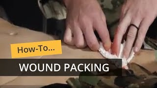 Hemostatic Gauze  Wound Packing [upl. by Aiuqal650]