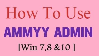 How to Use Ammyy Admin Softwear [upl. by Graner]