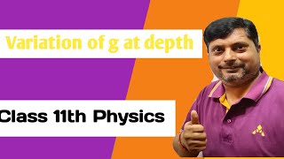 Variation of g।। below the earths surface।। depthphysics education viral videosexams [upl. by Naahs]